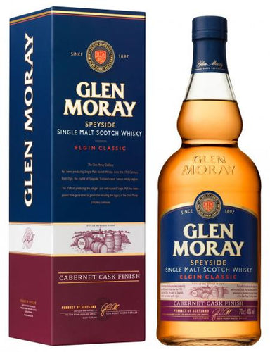 Glen Moray Classic Cabernet Cask Finish Single Malt Scotch Whisky 700ml