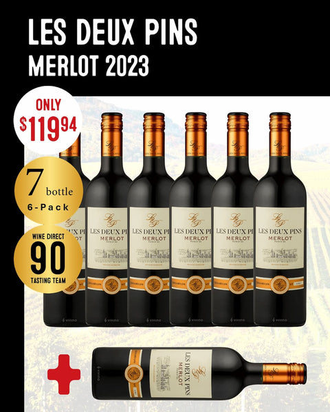 Les Deux Pins Merlot 2023....... 6 + 1 Case!
