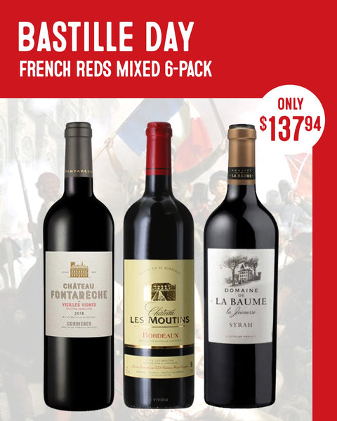 Bastille Day French Reds Mixed 6-Pack