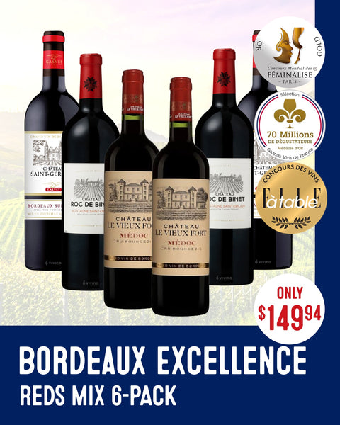 Bordeaux Excellence Mixed 6-Pack