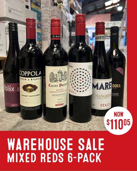 Warehouse Sale Mixed Reds 6-Pack