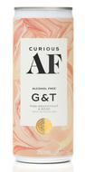 AF Drinks Alcohol-Free Pink Grapefruit G&T 250ml cans 4-Pack
