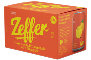 Zeffer Hazy Alcoholic Lemonade with Pineapple 330ml cans 6-Pack