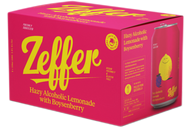 Zeffer Hazy Alcoholic Lemonade with Boysenberry 330ml cans 6-Pack