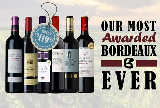 Most Awarded Best Ever Bordeaux Mixed 6- Pack