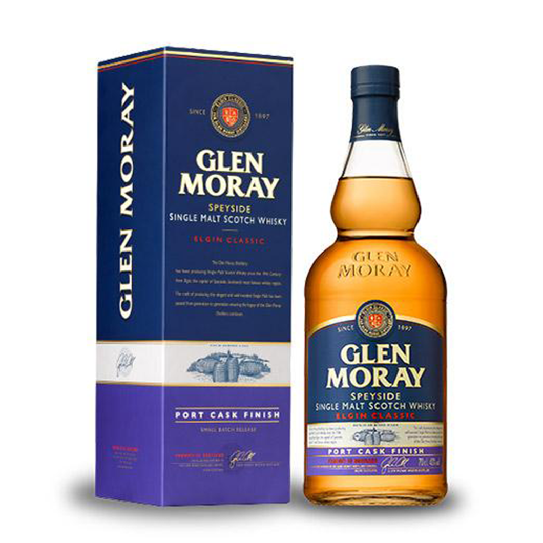 Glen Moray Classic Port Cask Finish Single Malt Scotch Whisky 700ml