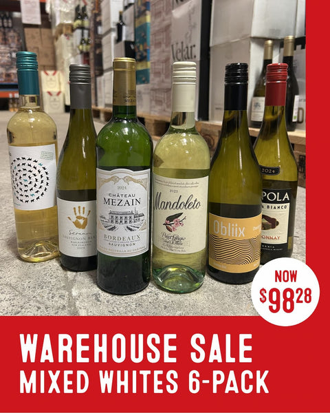 Warehouse Sale Mixed Whites 6-Pack