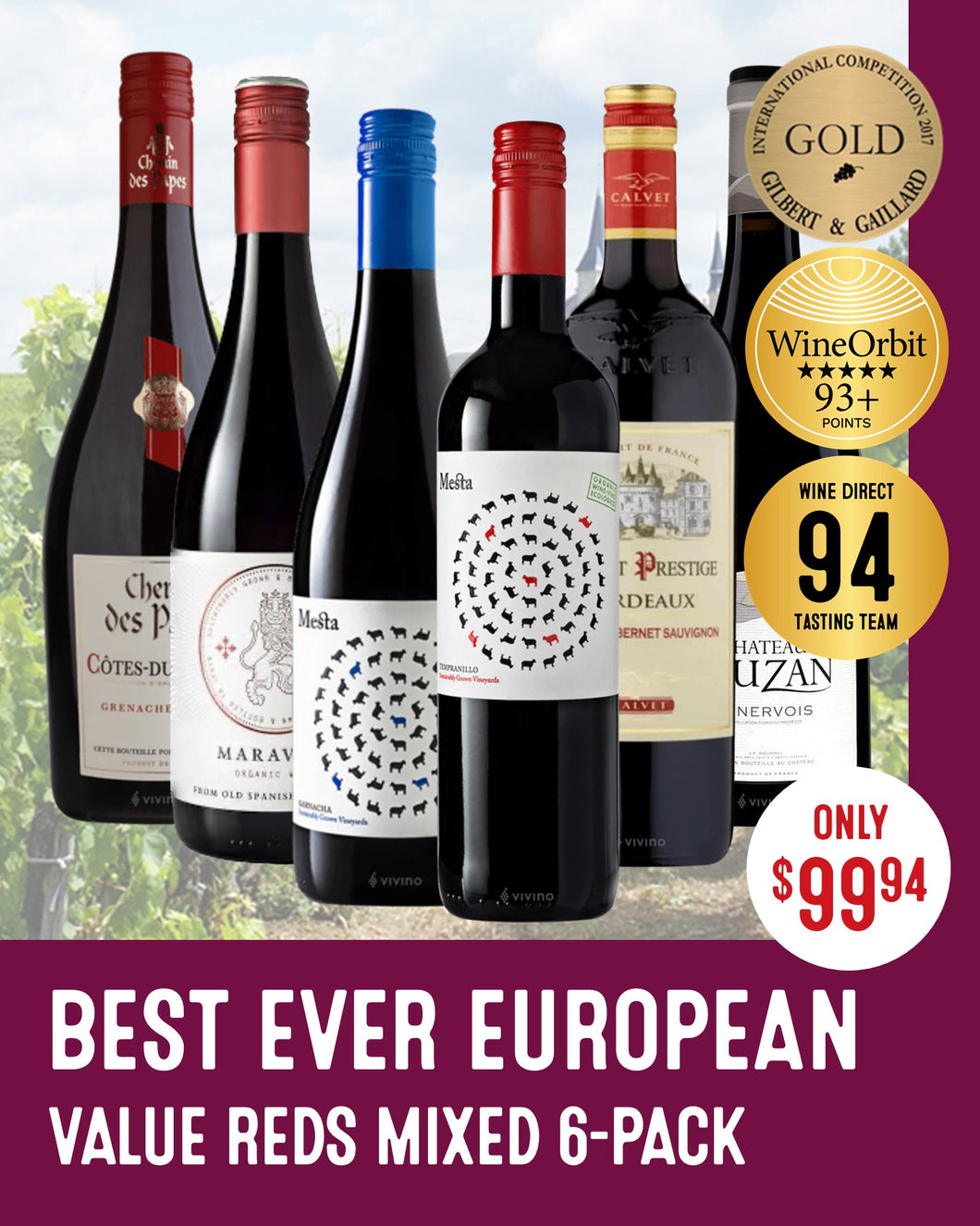 The Best Ever European Value Reds Mix