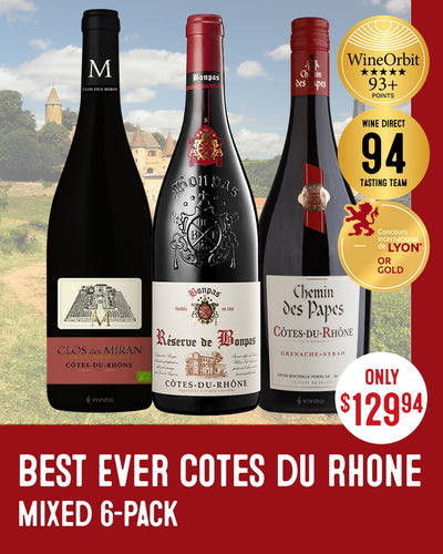 Best Ever Cotes du Rhone 6 Pack