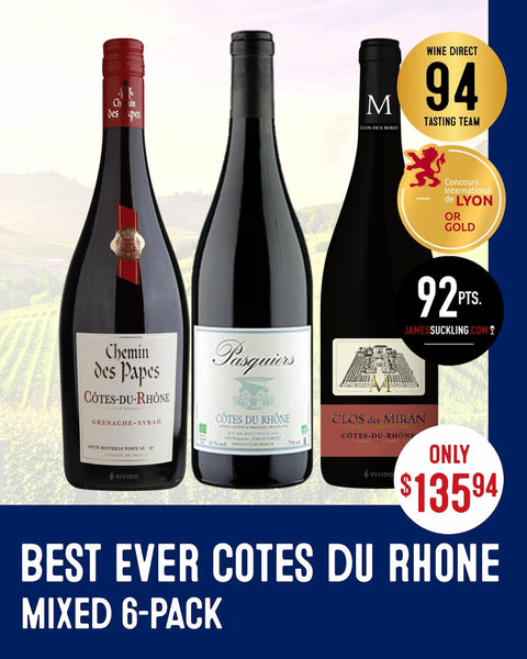 Best Ever Cotes du Rhone 6 Pack