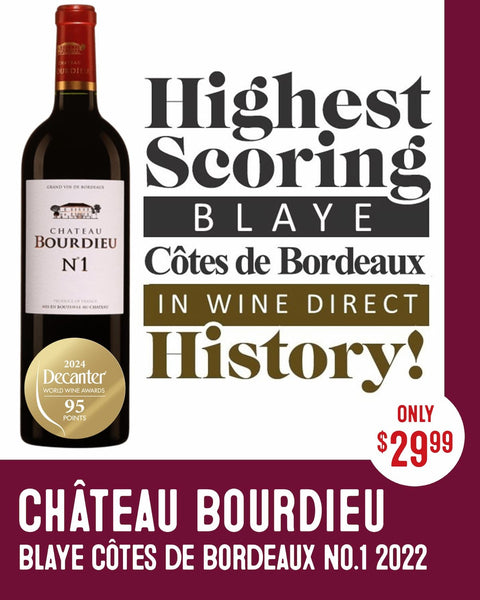 Château Bourdieu Blaye Côtes de Bordeaux No.1 2022