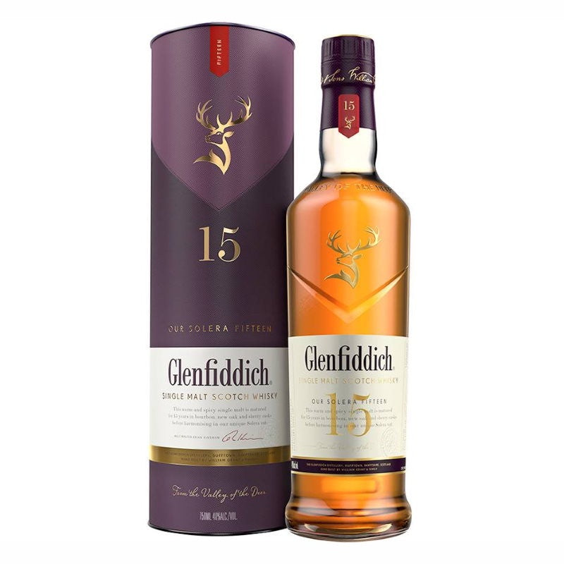 Glenfiddich 15 Year Old 'Solera Reserve' Single Malt Scotch Whisky 700ml