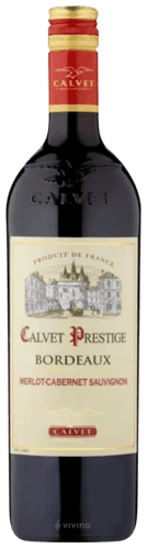Calvet Prestige Bordeaux Merlot Cabernet Sauvignon 2022