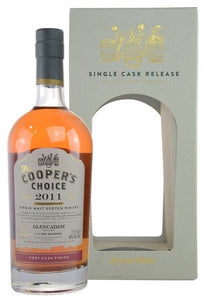 Cooper's Choice Glencadam Single Malt Scotch Whisky 2011 700ml