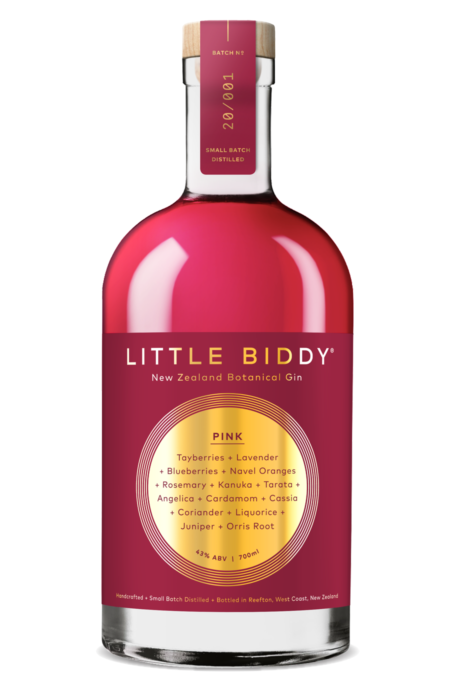 Little Biddy Pink Gin 700ml