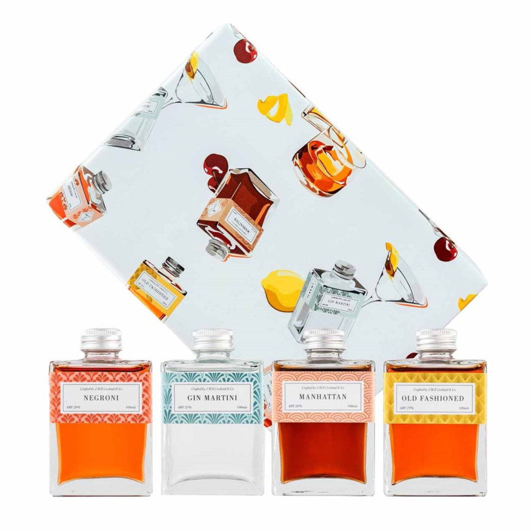 JMR Cocktail & Co. Classic Cocktail Gift Set (4 x 100ml)