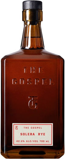 The Gospel Solera Rye Whisky 700ml