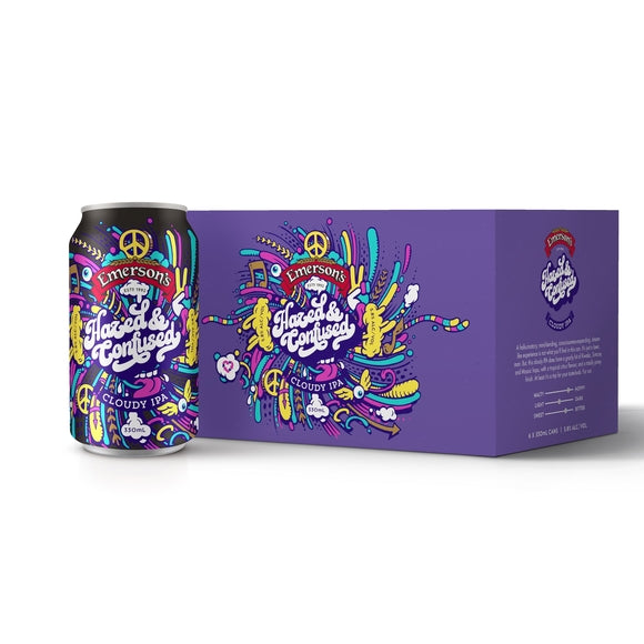 Emersons Explorer Release 'Hazed and Confused' IPA 330ml Cans 6-Pack