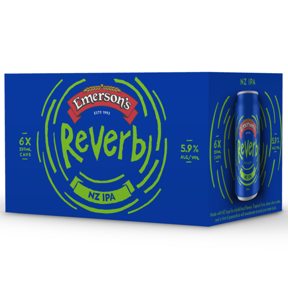Emersons Reverb NZ IPA 330ml cans 6-Pack